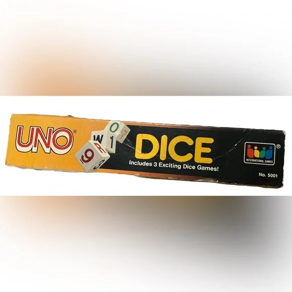 Vintage 1987 UNO Dice Game Set - Picture 3 of 7